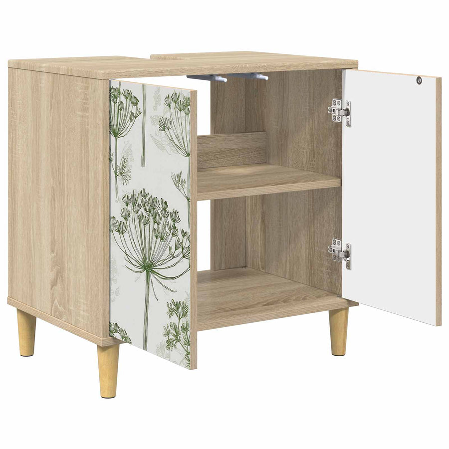 Badkamerkast GOTHA Sonoma 60 x 40 x 60 cm Bewerkt hout