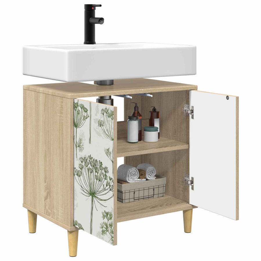 Badkamerkast GOTHA Sonoma 60 x 40 x 60 cm Bewerkt hout