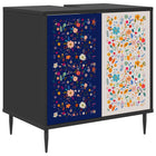 Badkamerkast MAINZ Zwart eiken 60 x 40 x 61 cm Bewerkt hout