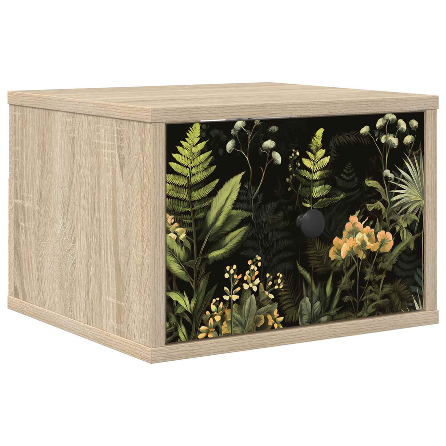 Wandkastje RHENEN Sonoma Eiken 36 x 33 x 25 cm Bewerkt hout