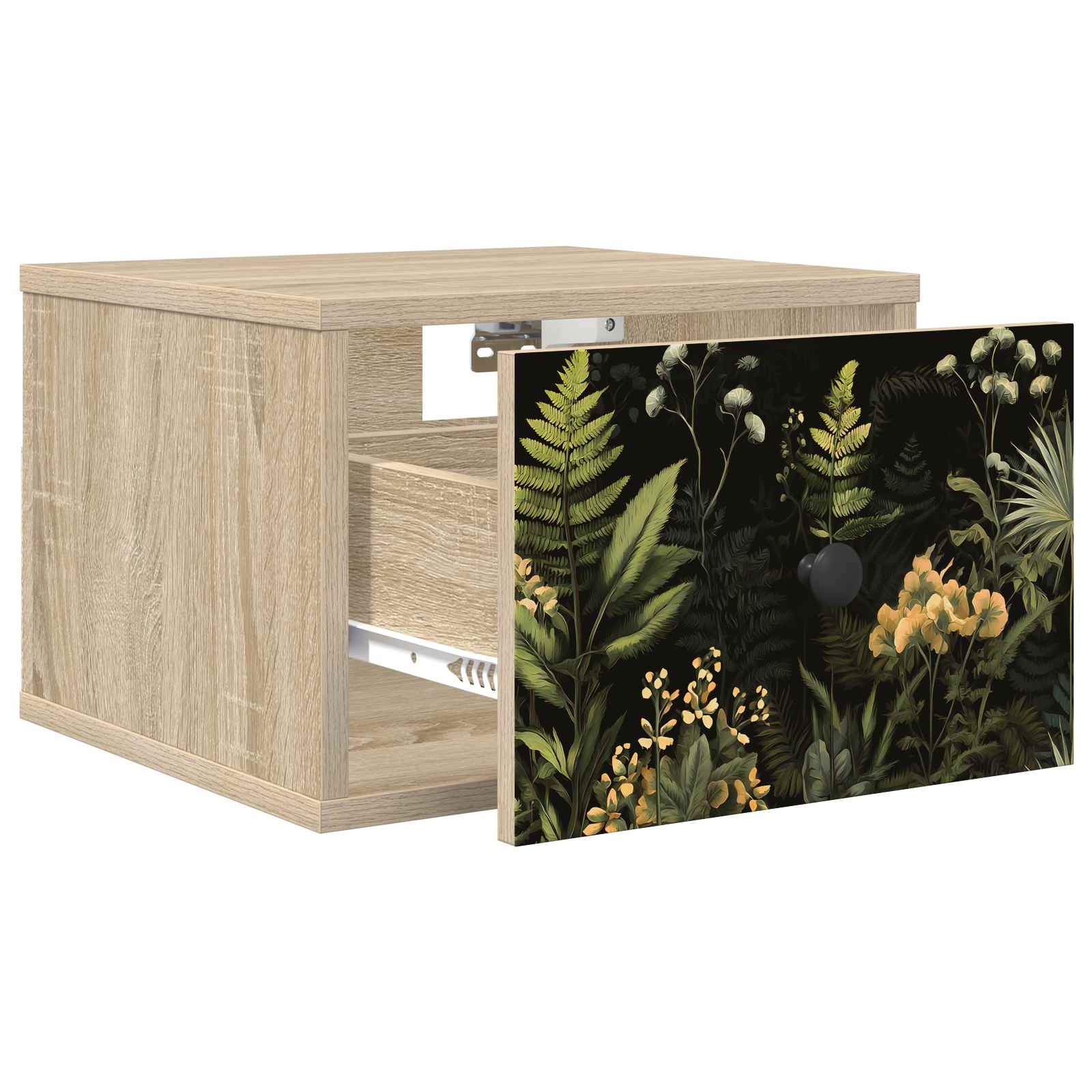 Wandkastje RHENEN 2 st Sonoma Eiken 36 x 33 x 25 cm