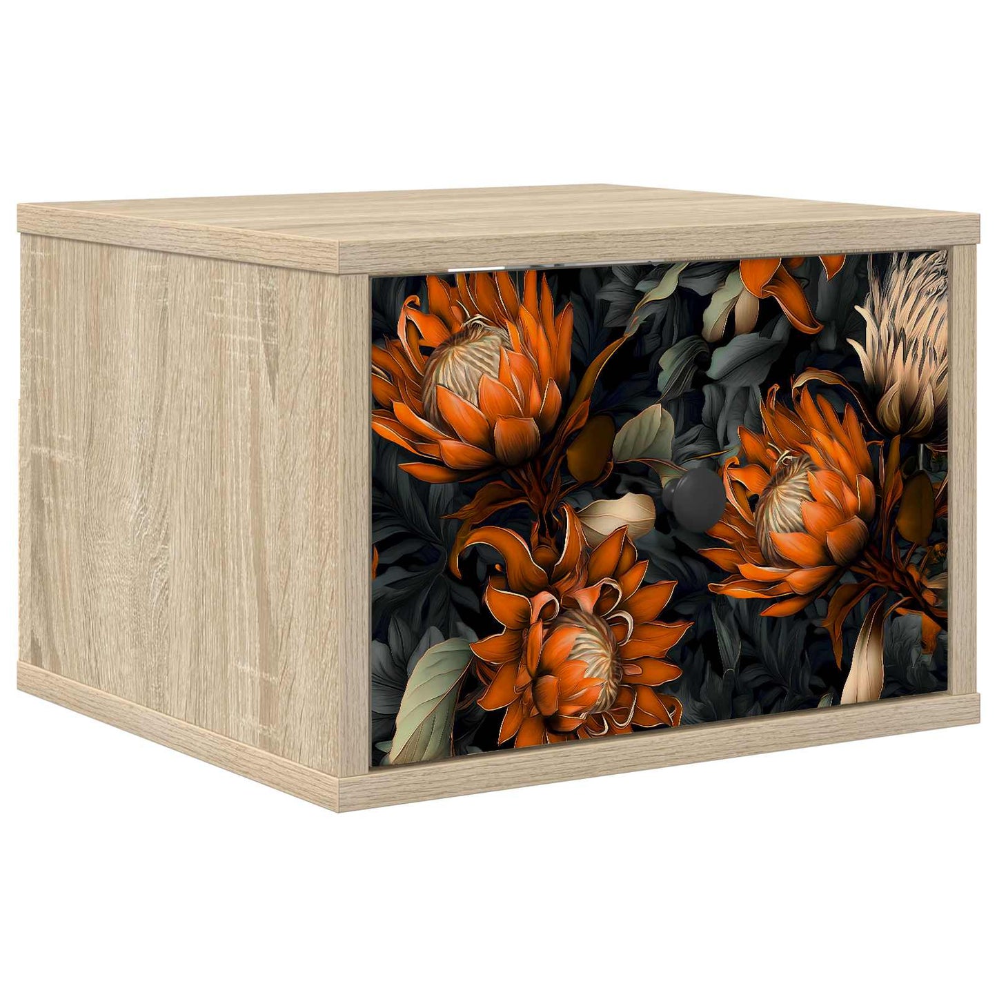 Wandkastje LOCHEM Sonoma Eiken 36 x 33 x 25 cm Bewerkt hout