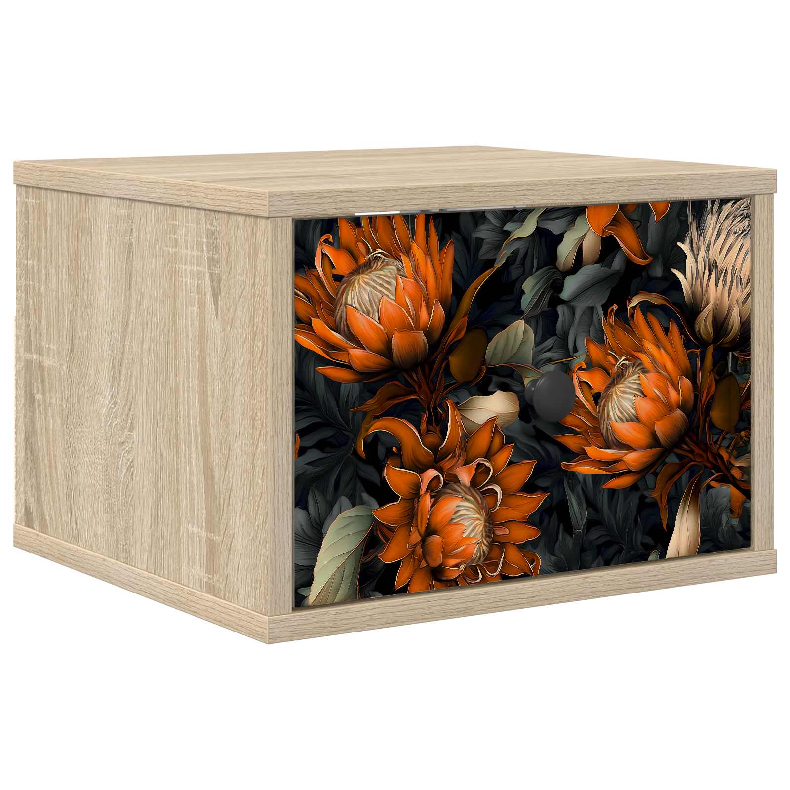 Wandkastje LOCHEM Sonoma Eiken 36 x 33 x 25 cm Bewerkt hout