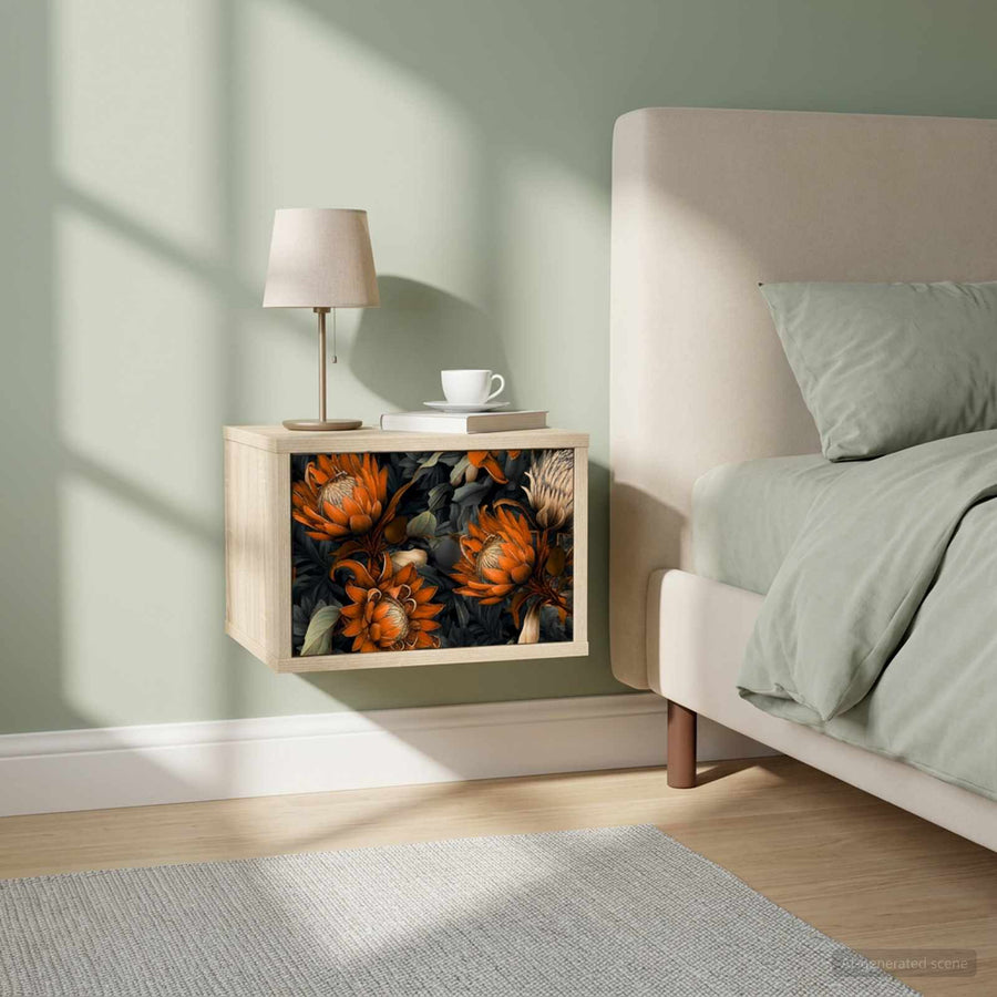 Wandkastje LOCHEM 2 st Sonoma Eiken 36 x 33 x 25 cm