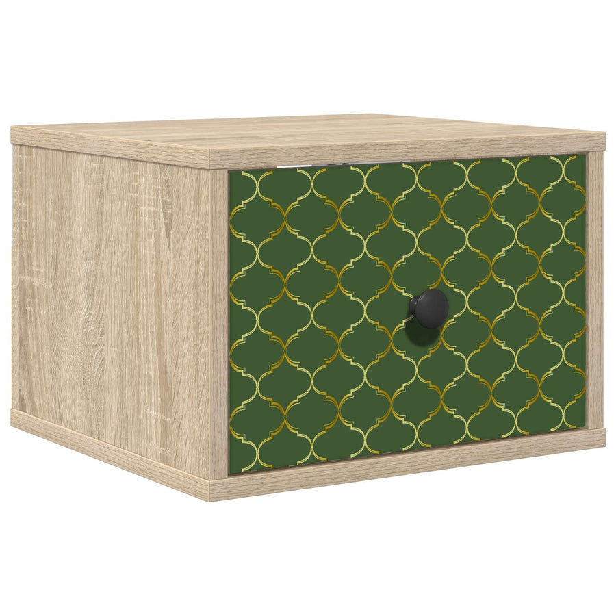 Wandkastje GELEEN Sonoma Eiken 36 x 33 x 25 cm Bewerkt hout