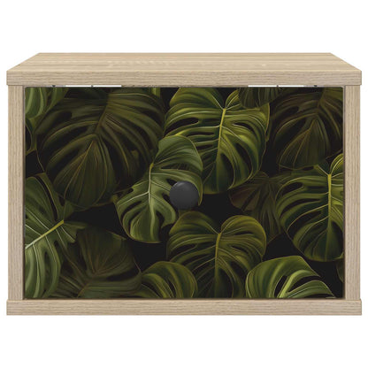 Wandkastje ELBURG Sonoma Eiken 36 x 33 x 25 cm Bewerkt hout