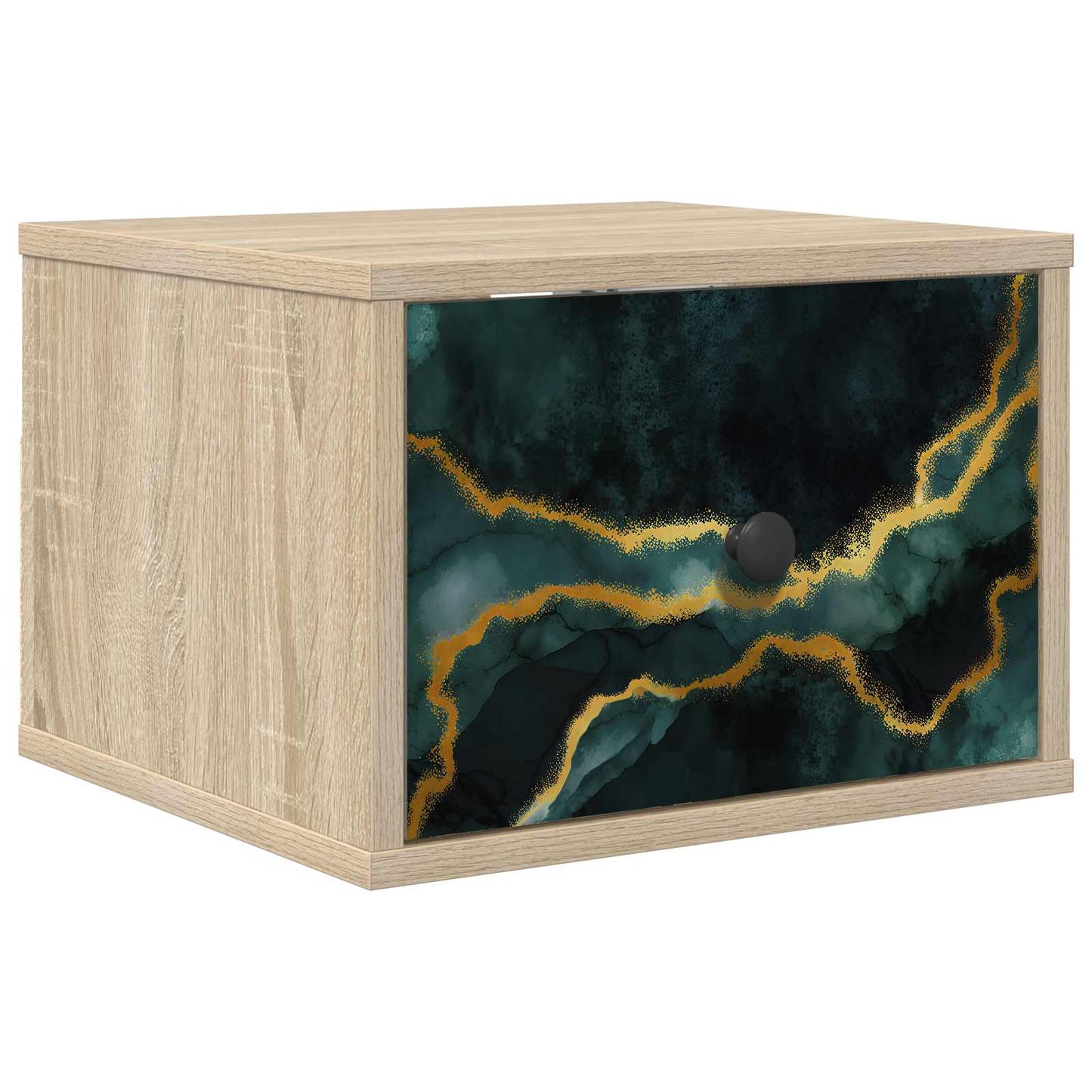 Wandkastje WIJHE Sonoma Eiken 36 x 33 x 25 cm Bewerkt hout