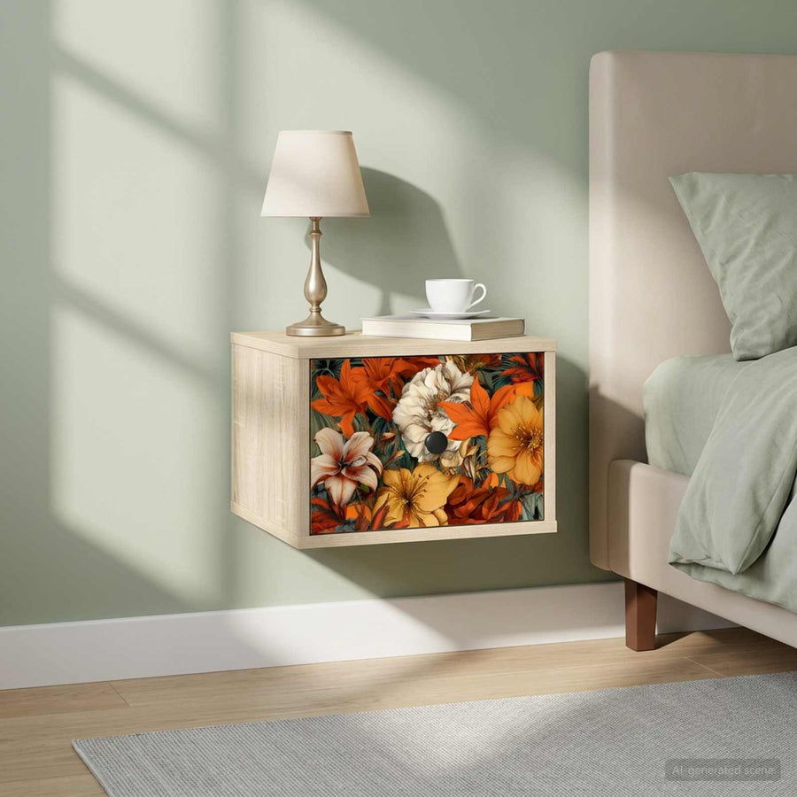 Wandkastje GENNEP Sonoma Eiken 36 x 33 x 25 cm Bewerkt hout