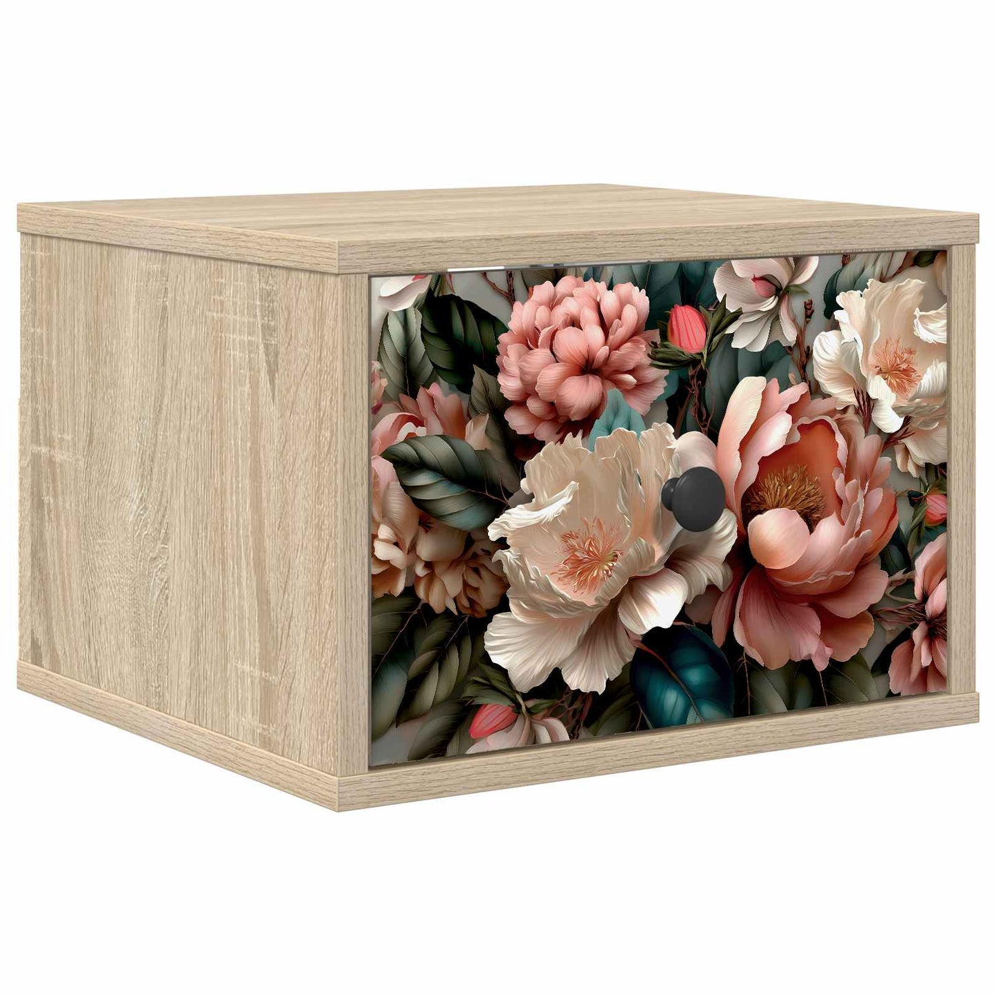 Wandkastje BORNE Sonoma Eiken 36 x 33 x 25 cm Bewerkt hout