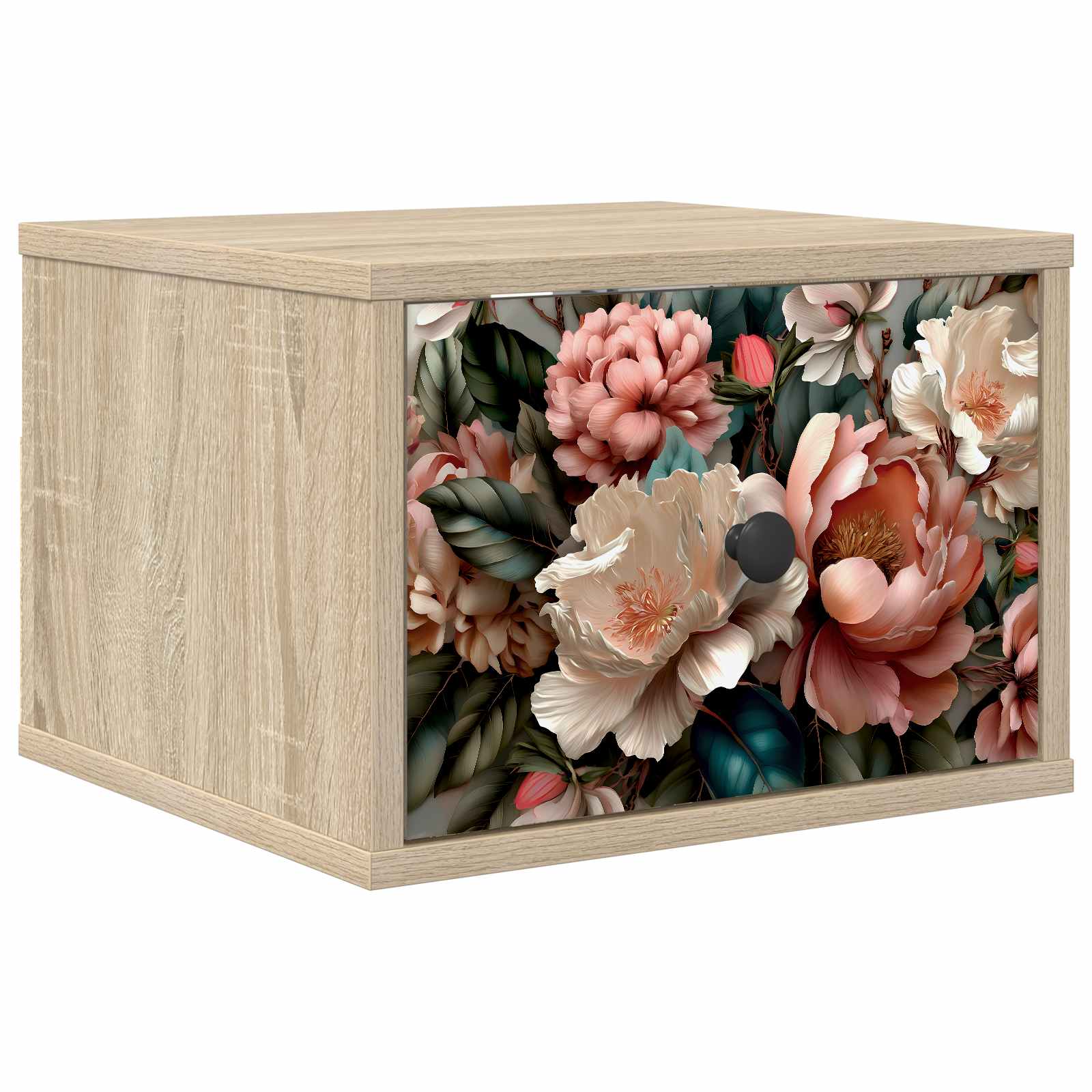 Wandkastje BORNE Sonoma Eiken 36 x 33 x 25 cm Bewerkt hout