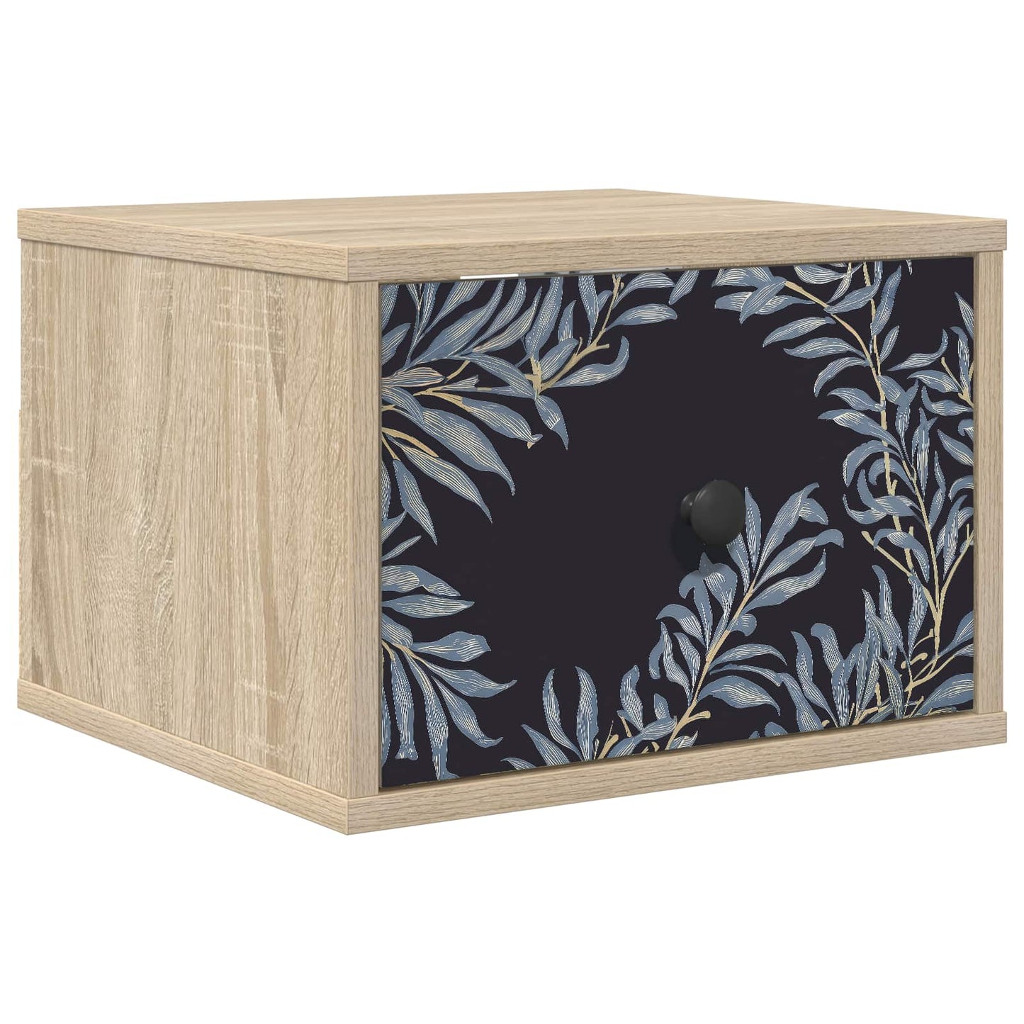 Wandkastje DOKKUM Sonoma Eiken 36 x 33 x 25 cm Bewerkt hout