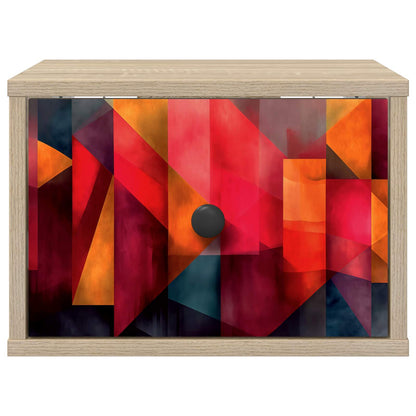 Wandkastje HEESCH 2 st Sonoma Eiken 36 x 33 x 25 cm