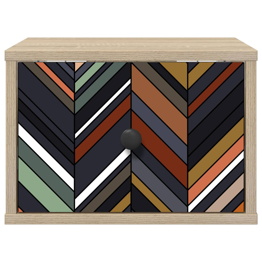 Wandkastje OMMEN 2 st Sonoma Eiken 36 x 33 x 25 cm Bewerkt hout