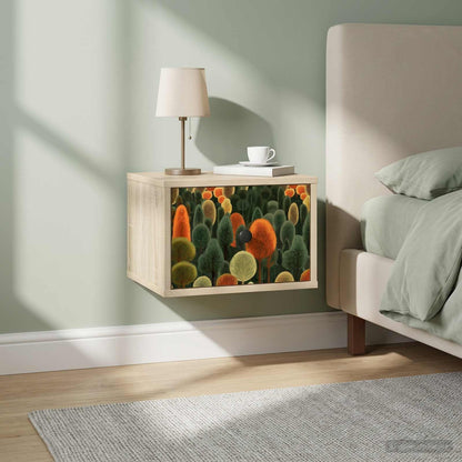 Wandkastje ZAANDAM Sonoma Eiken 36 x 33 x 25 cm Bewerkt hout