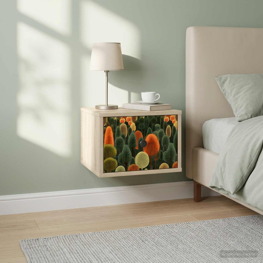 Wandkastje ZAANDAM 2 st Sonoma Eiken 36 x 33 x 25 cm