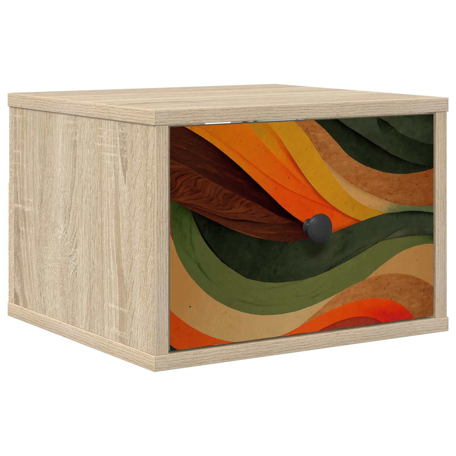 Wandkastje BONN Sonoma Eiken 36 x 33 x 25 cm Bewerkt hout