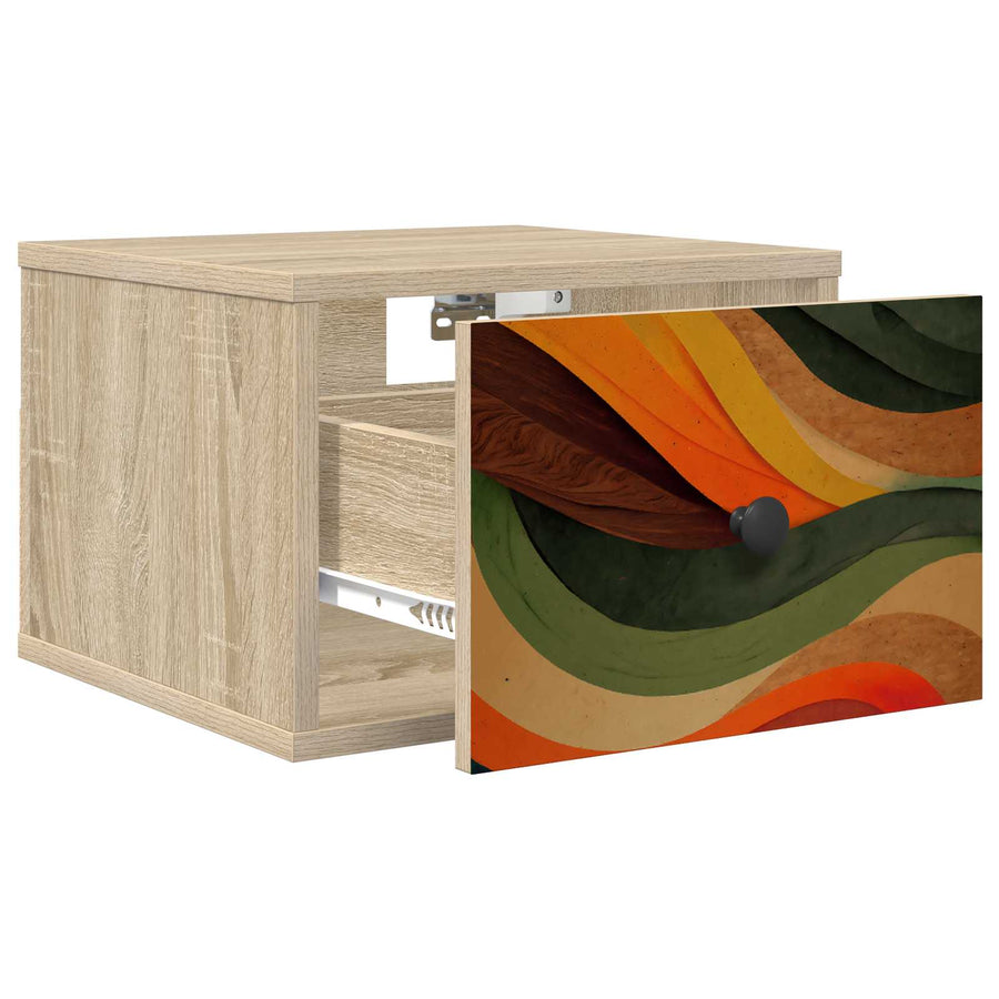 Wandkastje BONN Sonoma Eiken 36 x 33 x 25 cm Bewerkt hout