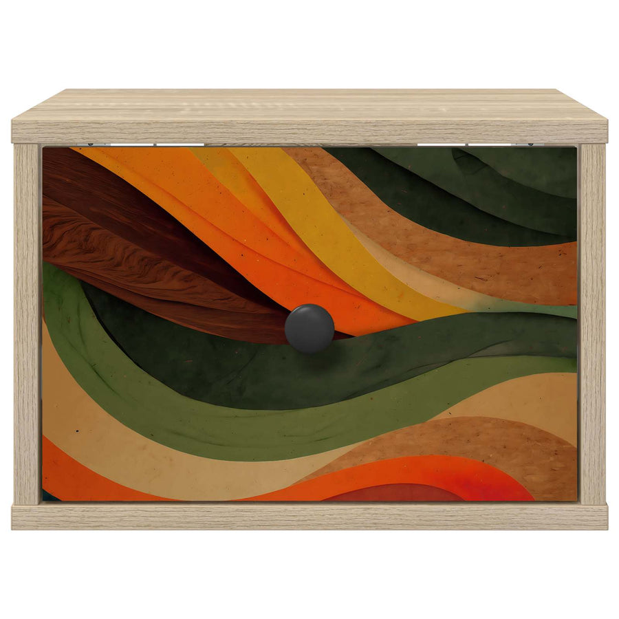 Wandkastje BONN 2 st Sonoma Eiken 36 x 33 x 25 cm Bewerkt hout