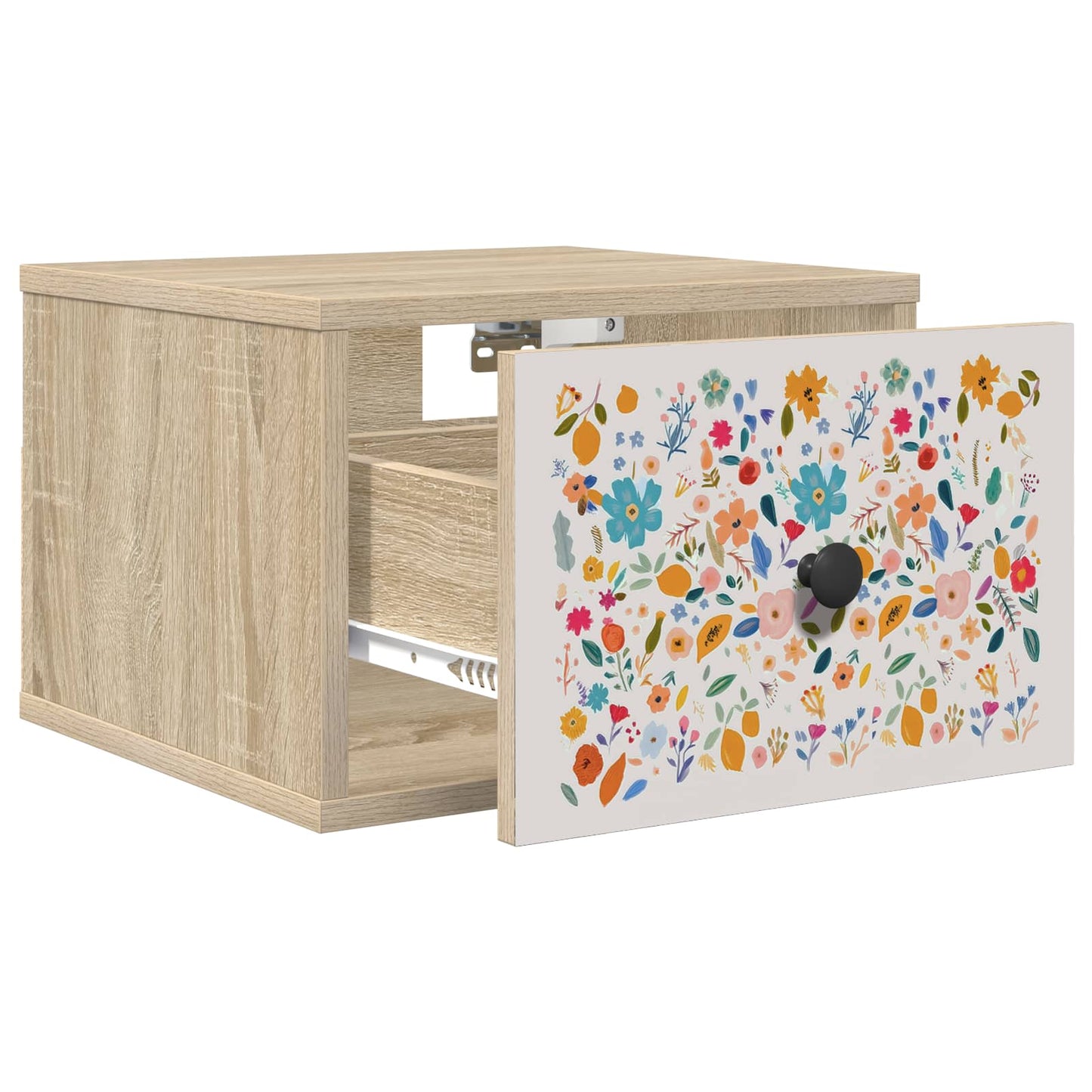 Wandkastje MAINZ 2 st Sonoma Eiken 36 x 33 x 25 cm Bewerkt hout