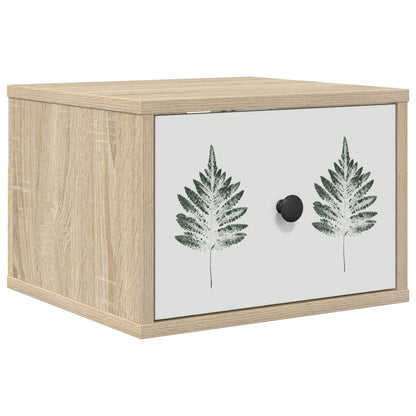 Wandkastje HANAU Sonoma Eiken 36 x 33 x 25 cm Bewerkt hout