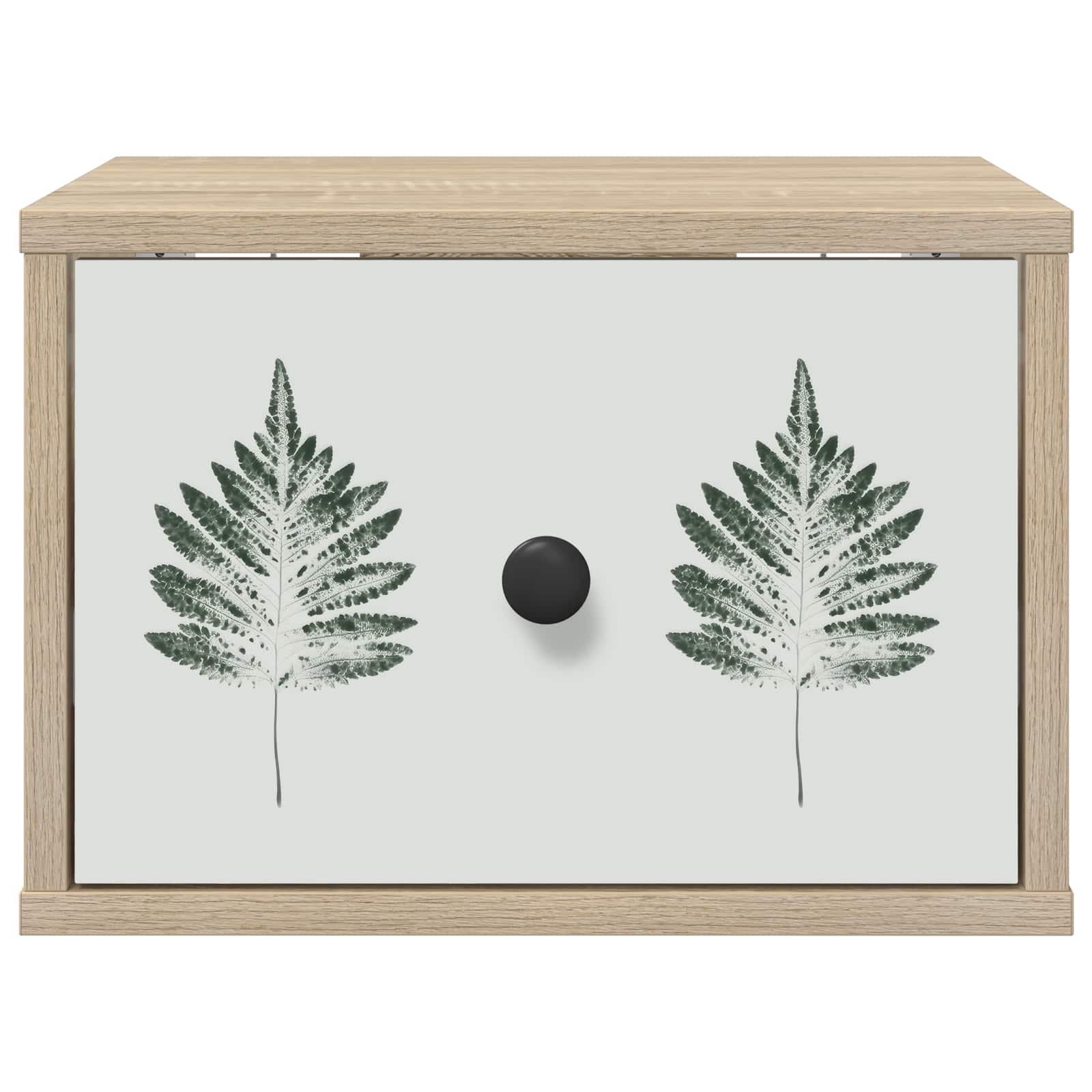 Wandkastje HANAU 2 st Sonoma Eiken 36 x 33 x 25 cm Bewerkt hout