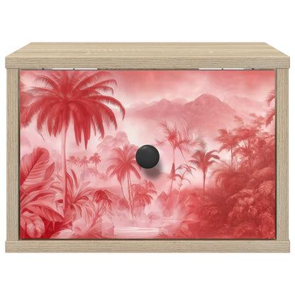 Wandkastje AACHEN 2 st Sonoma Eiken 36 x 33 x 25 cm