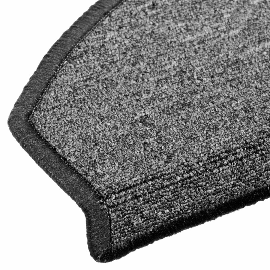 Zelfklevende Trapmatten 15 pcs Donkergrijs 80 x 24,5 x 3,5 cm