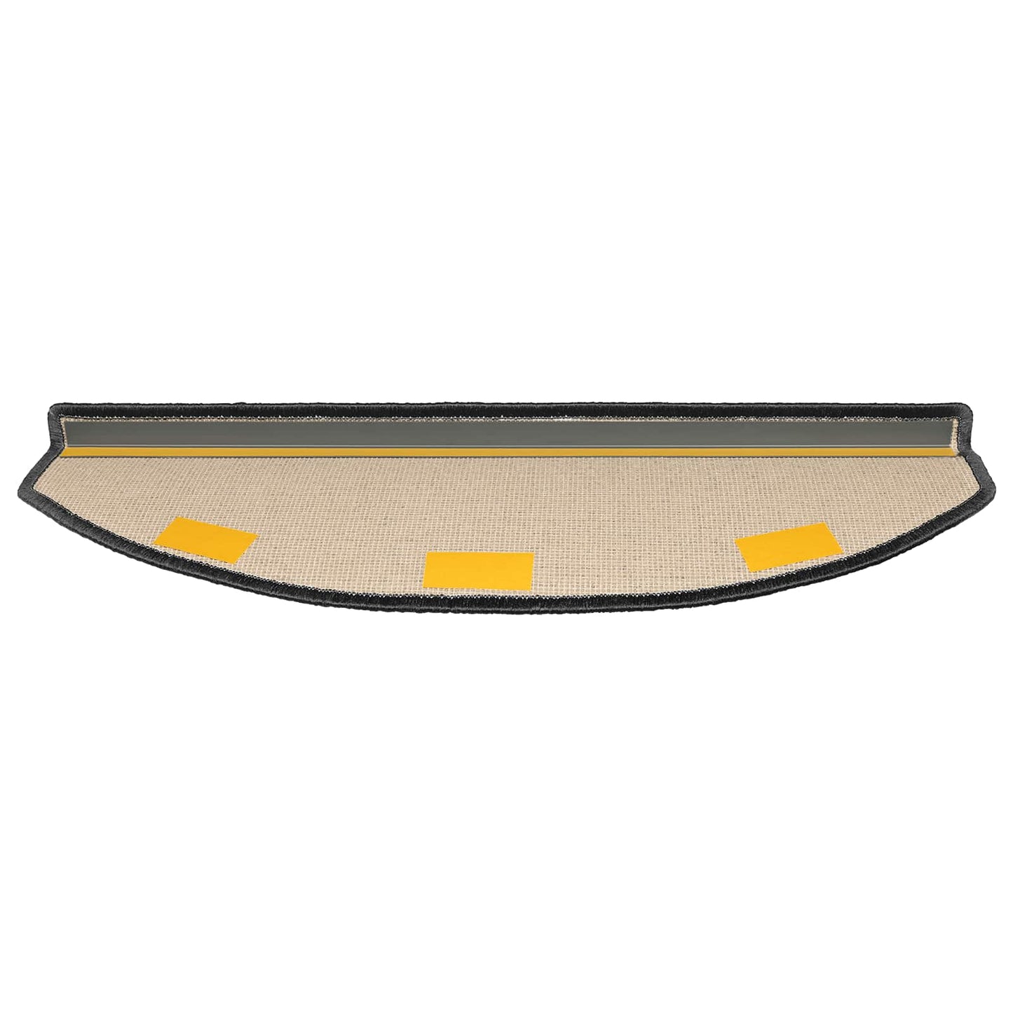 Zelfklevende Trapmatten 15 pcs Donkergrijs 80 x 24,5 x 3,5 cm