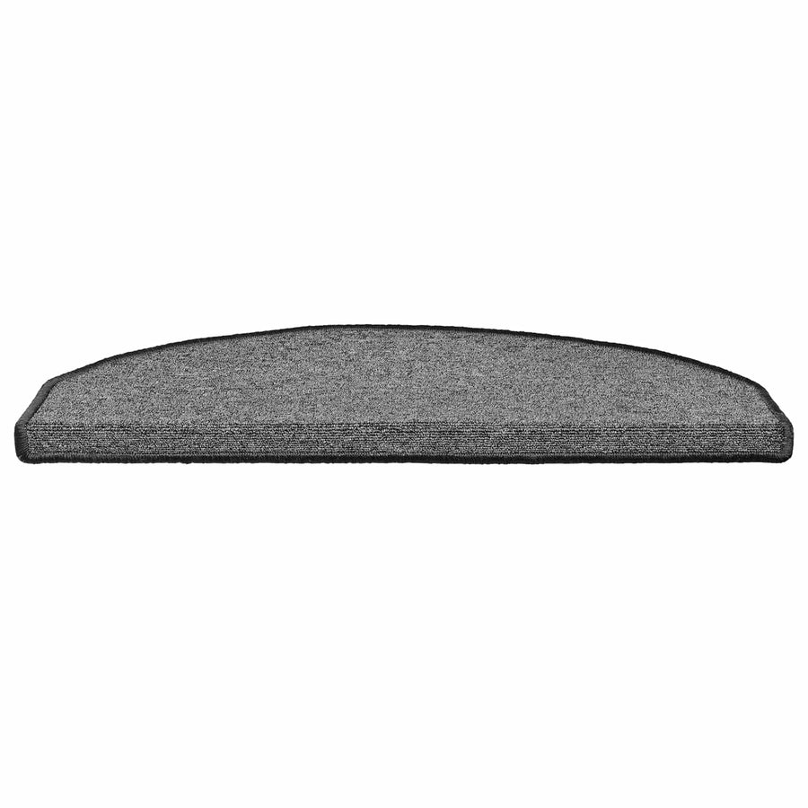 Zelfklevende Trapmatten 15 pcs Donkergrijs 80 x 24,5 x 3,5 cm