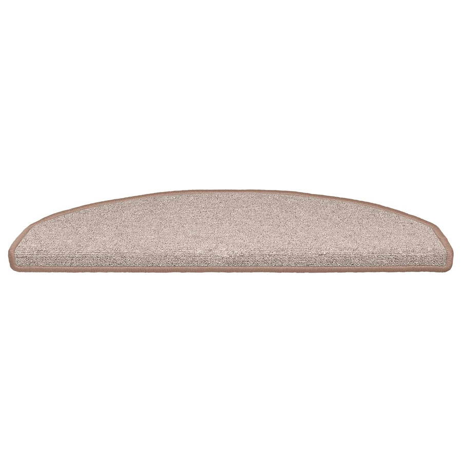 Zelfklevende Trapmatten 15 pcs Licht Bruin 80 x 24,5 x 3,5 cm