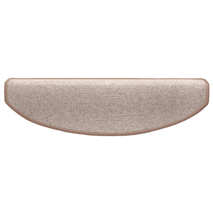 Zelfklevende Trapmatten 15 pcs Licht Bruin 80 x 24,5 x 3,5 cm