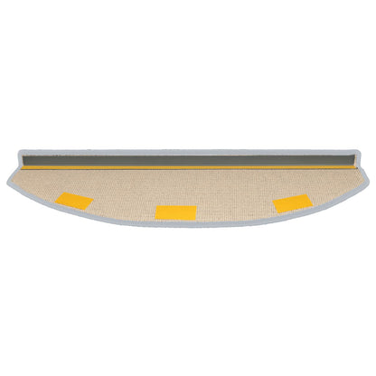 Zelfklevende Trapmatten 15 pcs Lichtgrijs 80 x 24,5 x 3,5 cm