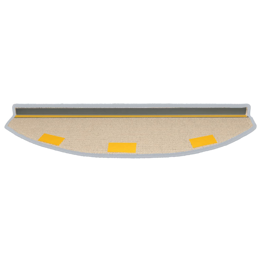 Zelfklevende Trapmatten 15 pcs Lichtgrijs 80 x 24,5 x 3,5 cm