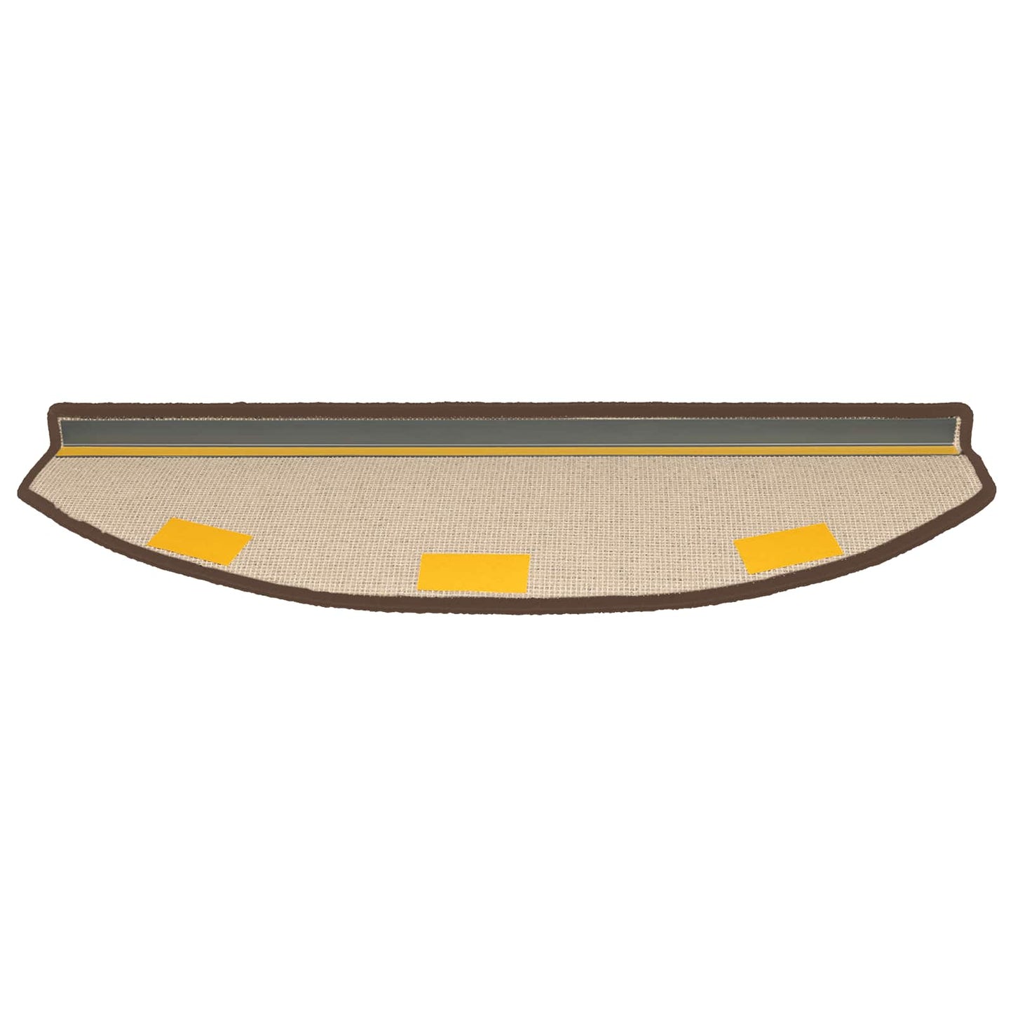 Zelfklevende Trapmatten 15 pcs Koffiebruin 80 x 24,5 x 3,5 cm