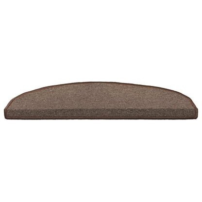 Zelfklevende Trapmatten 15 pcs Koffiebruin 80 x 24,5 x 3,5 cm