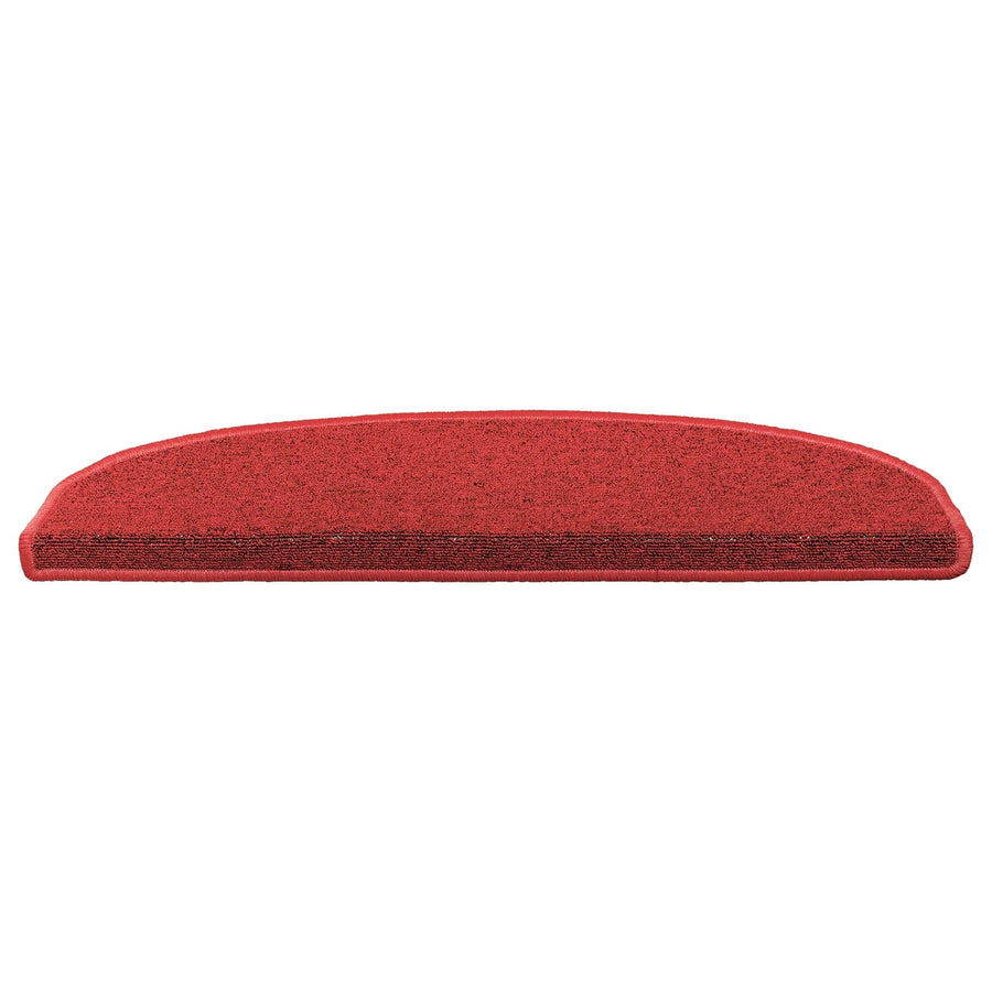 Zelfklevende Trapmatten Halfrond 15 pcs Rood 80 x 24,5 x 3,5 cm