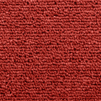 Zelfklevende Trapmatten Halfrond 15 pcs Rood 80 x 24,5 x 3,5 cm