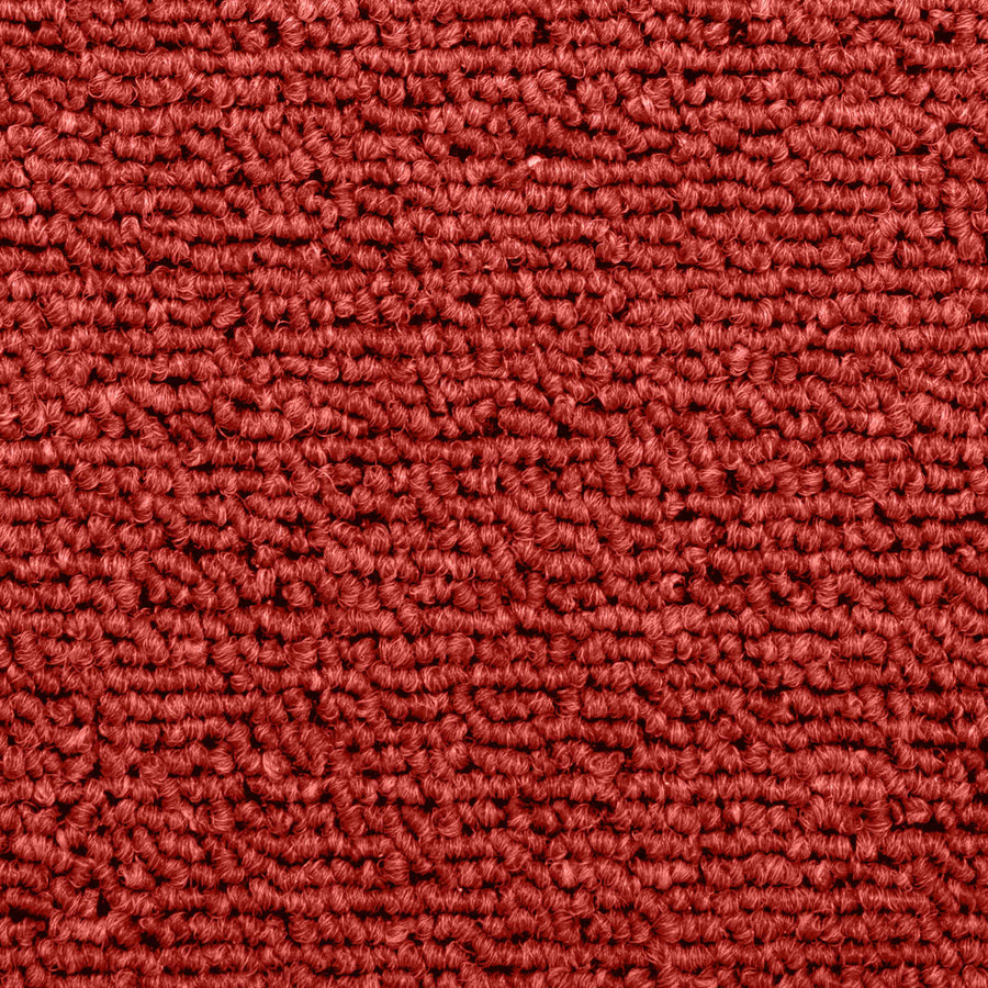 Zelfklevende Trapmatten Halfrond 15 pcs Rood 80 x 24,5 x 3,5 cm