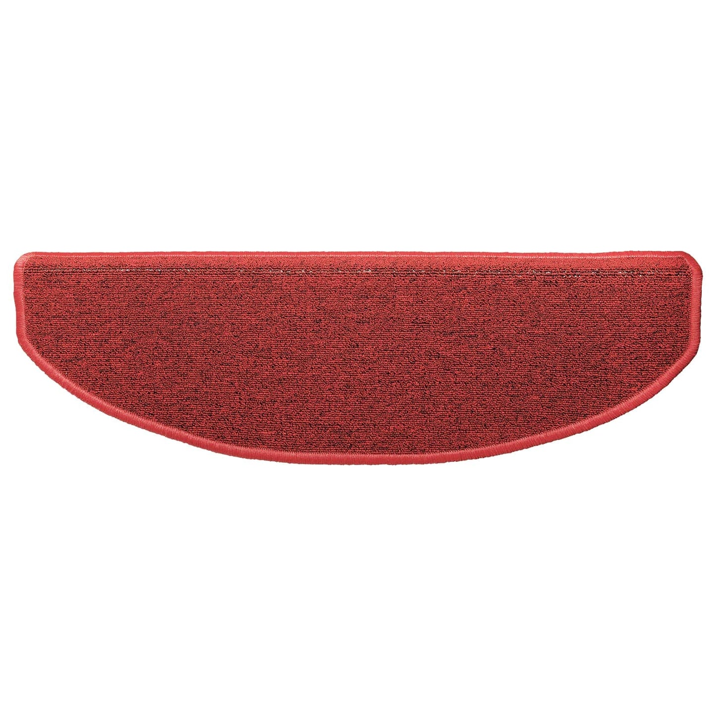 Zelfklevende Trapmatten Halfrond 15 pcs Rood 80 x 24,5 x 3,5 cm
