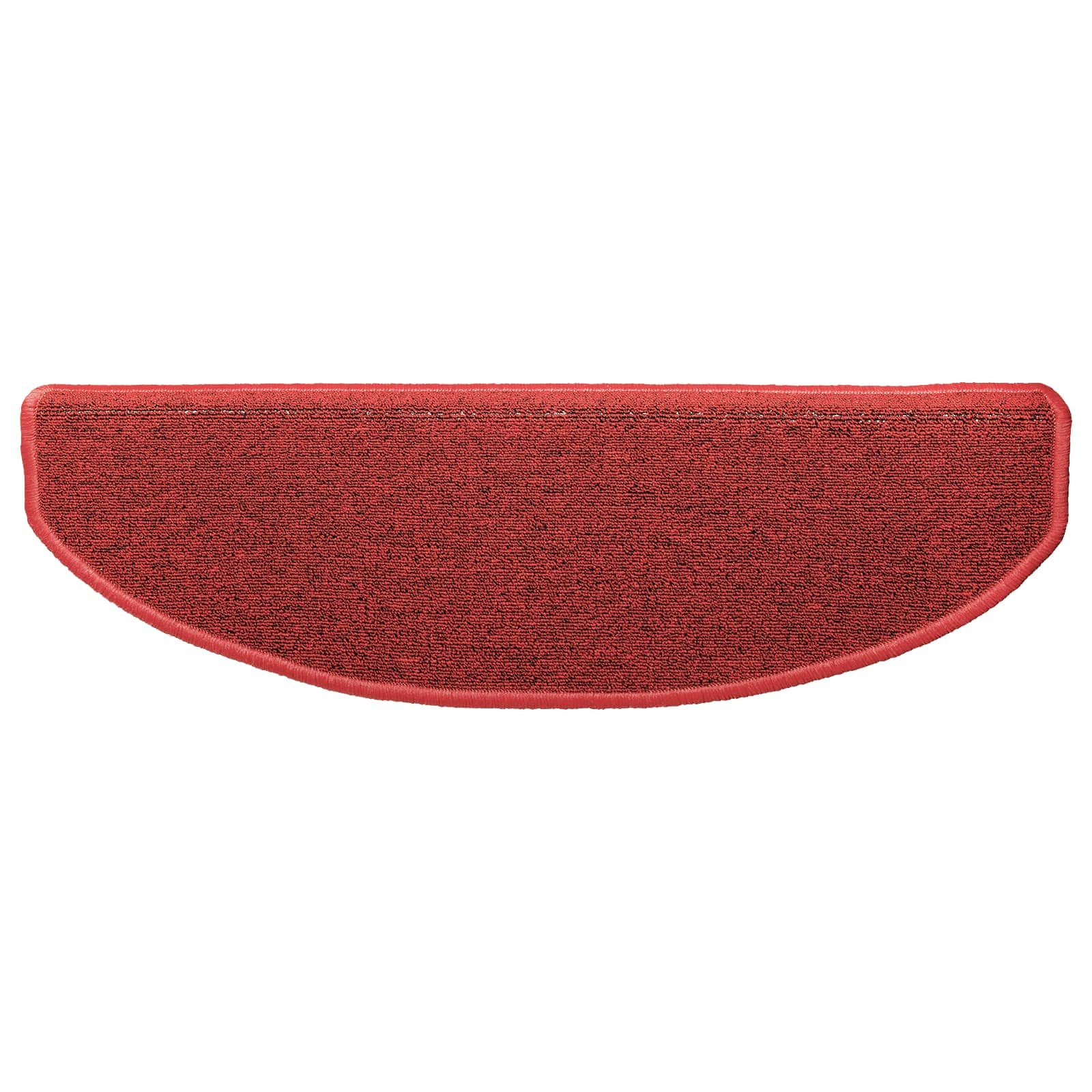 Zelfklevende Trapmatten Halfrond 15 pcs Rood 80 x 24,5 x 3,5 cm