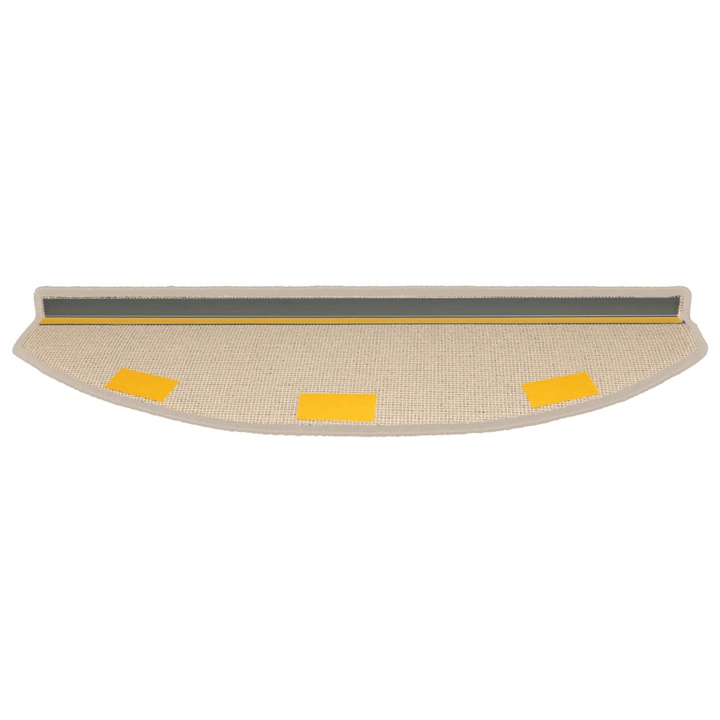 Zelfklevende Trapmatten 15 pcs Taupe 80 x 24,5 x 3,5 cm