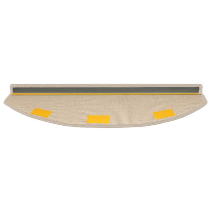 Zelfklevende Trapmatten 15 pcs Taupe 80 x 24,5 x 3,5 cm