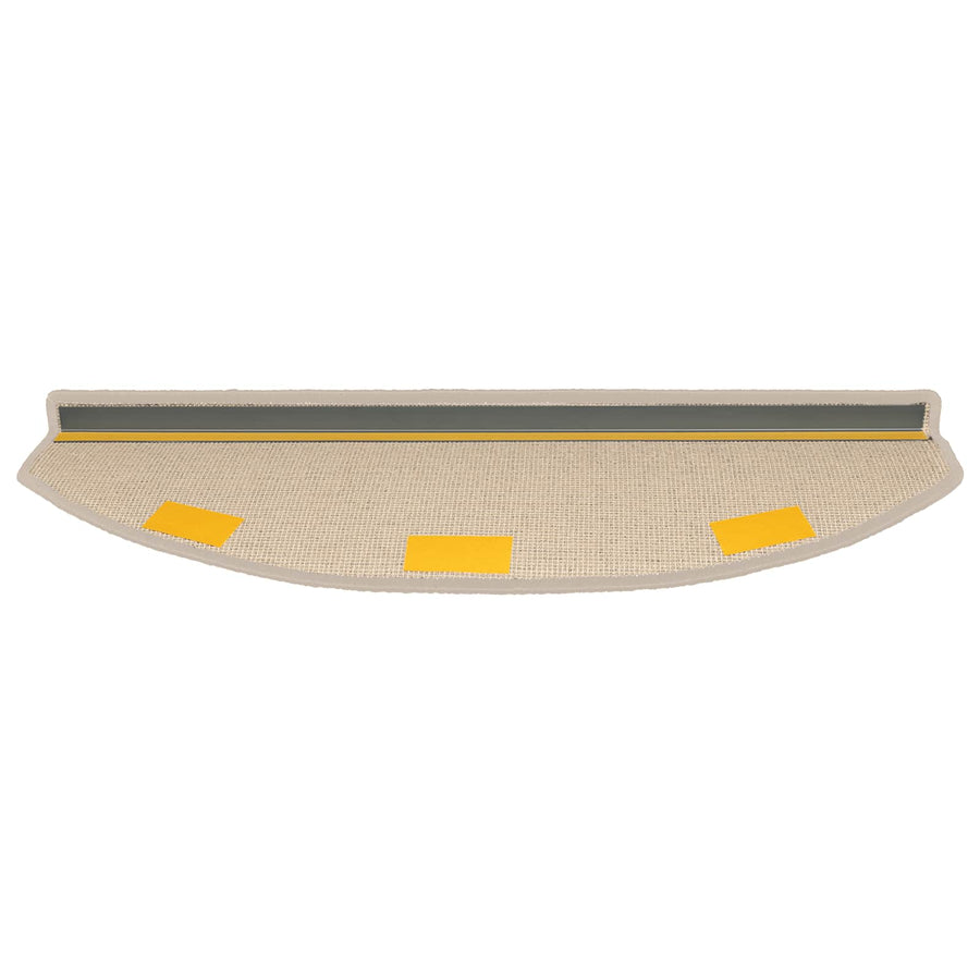 Zelfklevende Trapmatten 15 pcs Taupe 80 x 24,5 x 3,5 cm