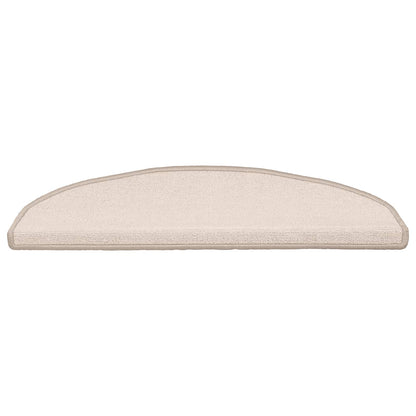 Zelfklevende Trapmatten 15 pcs Taupe 80 x 24,5 x 3,5 cm