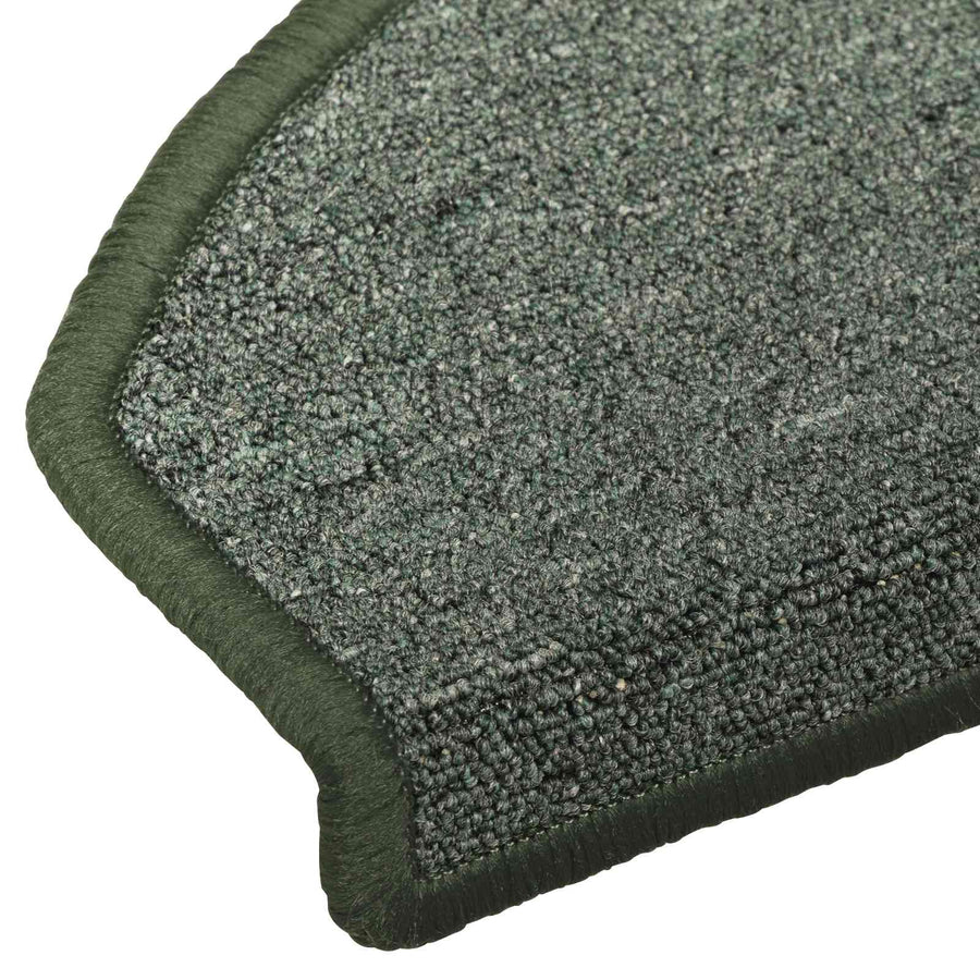 Zelfklevende Trapmatten 15 pcs Donkergroen 80 x 24,5 x 3,5 cm