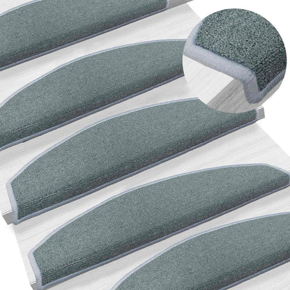 Zelfklevende Trapmatten 15 pcs Zee blauw 80 x 24,5 x 3,5 cm