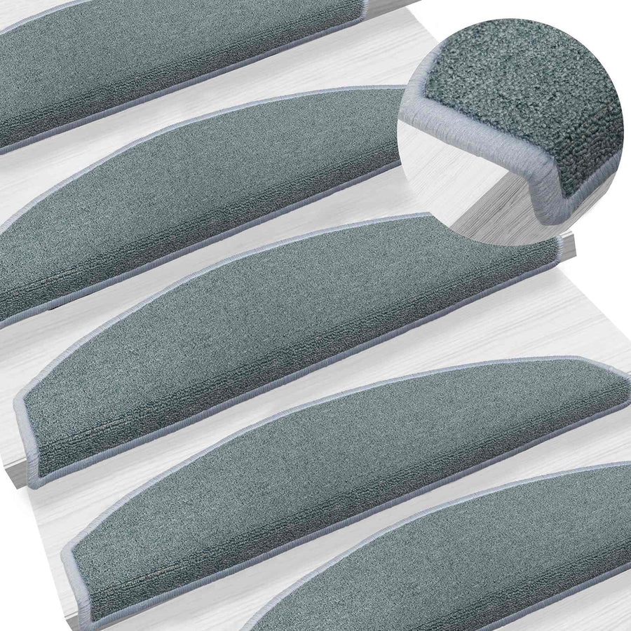 Zelfklevende Trapmatten 15 pcs Zee blauw 80 x 24,5 x 3,5 cm
