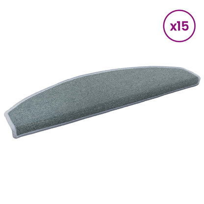 Zelfklevende Trapmatten 15 pcs Zee blauw 80 x 24,5 x 3,5 cm