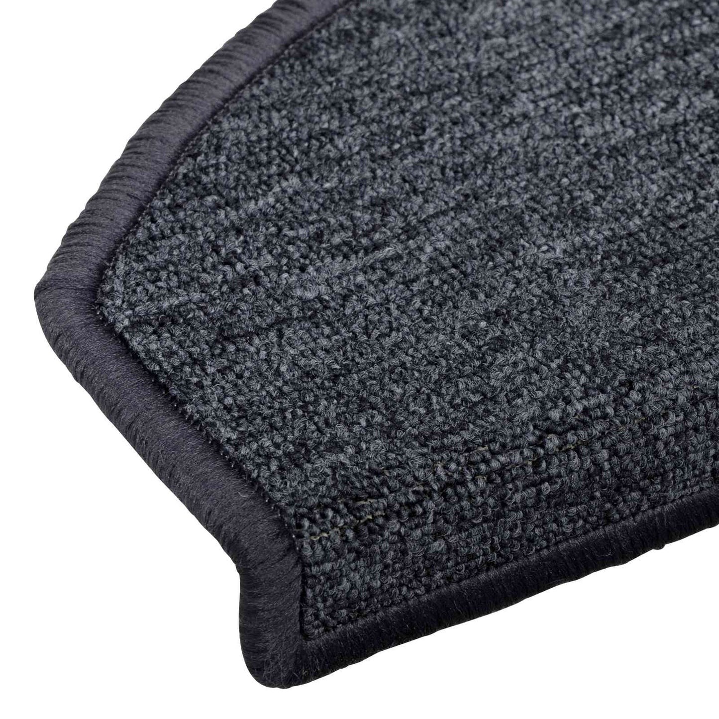 Zelfklevende Trapmatten Halfrond 15 pcs Donkergrijs en blauw