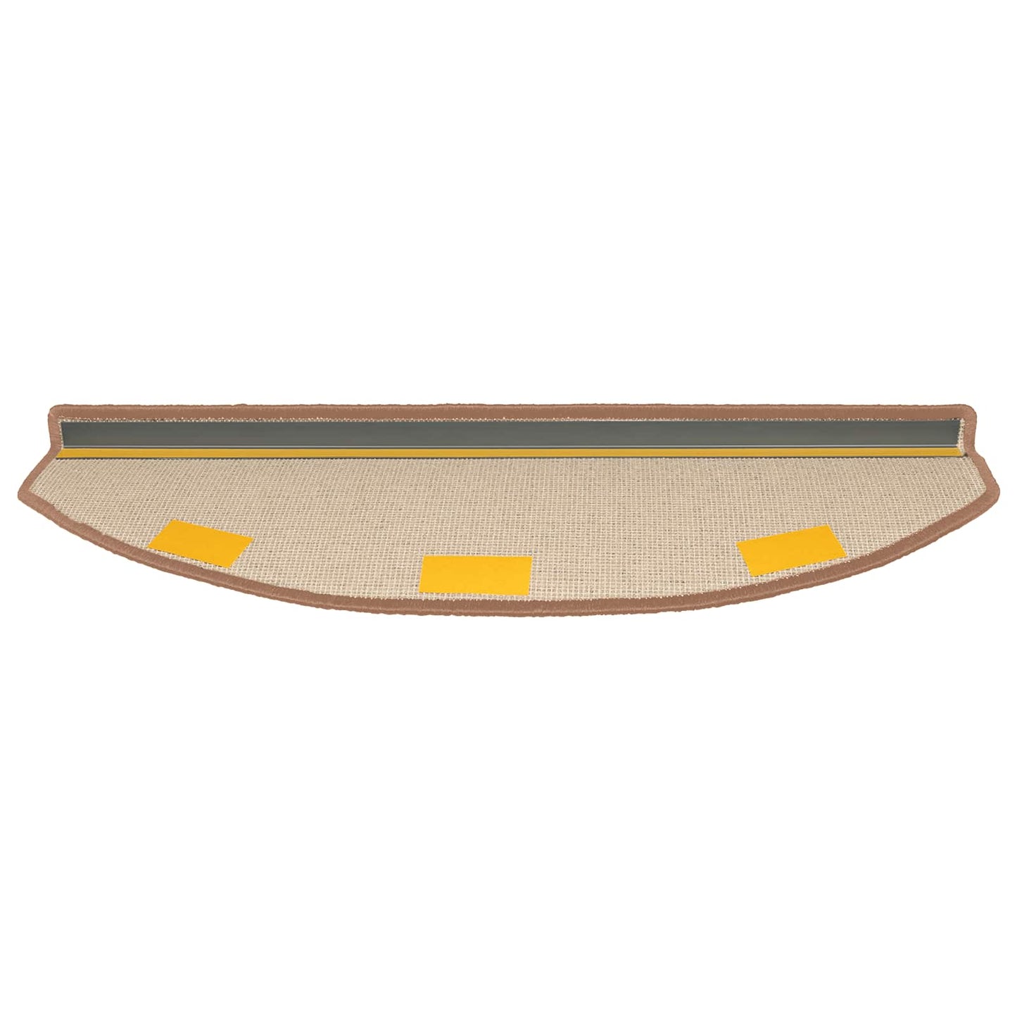 Zelfklevende Trapmatten 15 pcs Bruin 80 x 24,5 x 3,5 cm